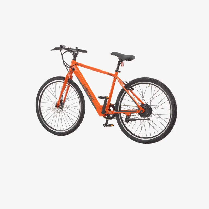 Lectro Summit 27.5 Inch Wheel Electric Bike Orange Single Gear-5